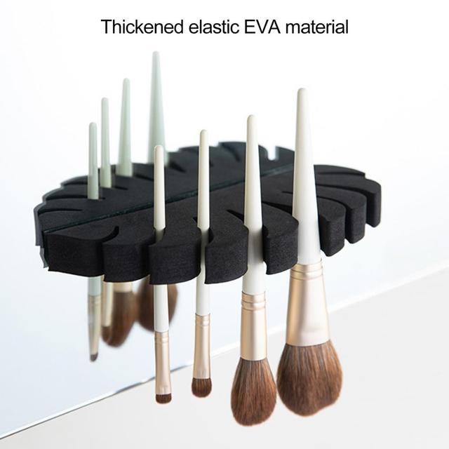 Cosmetic Brush Makeup Brush Drying Rack Elegant Leaf-shaped Makeup Brush  Drying Rack Wall-mounted Stand for Efficient Cosmetic - AliExpress